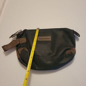 Manscaped The Shed Black & Brown Mens Toiletry Travel Bag Water Resistant